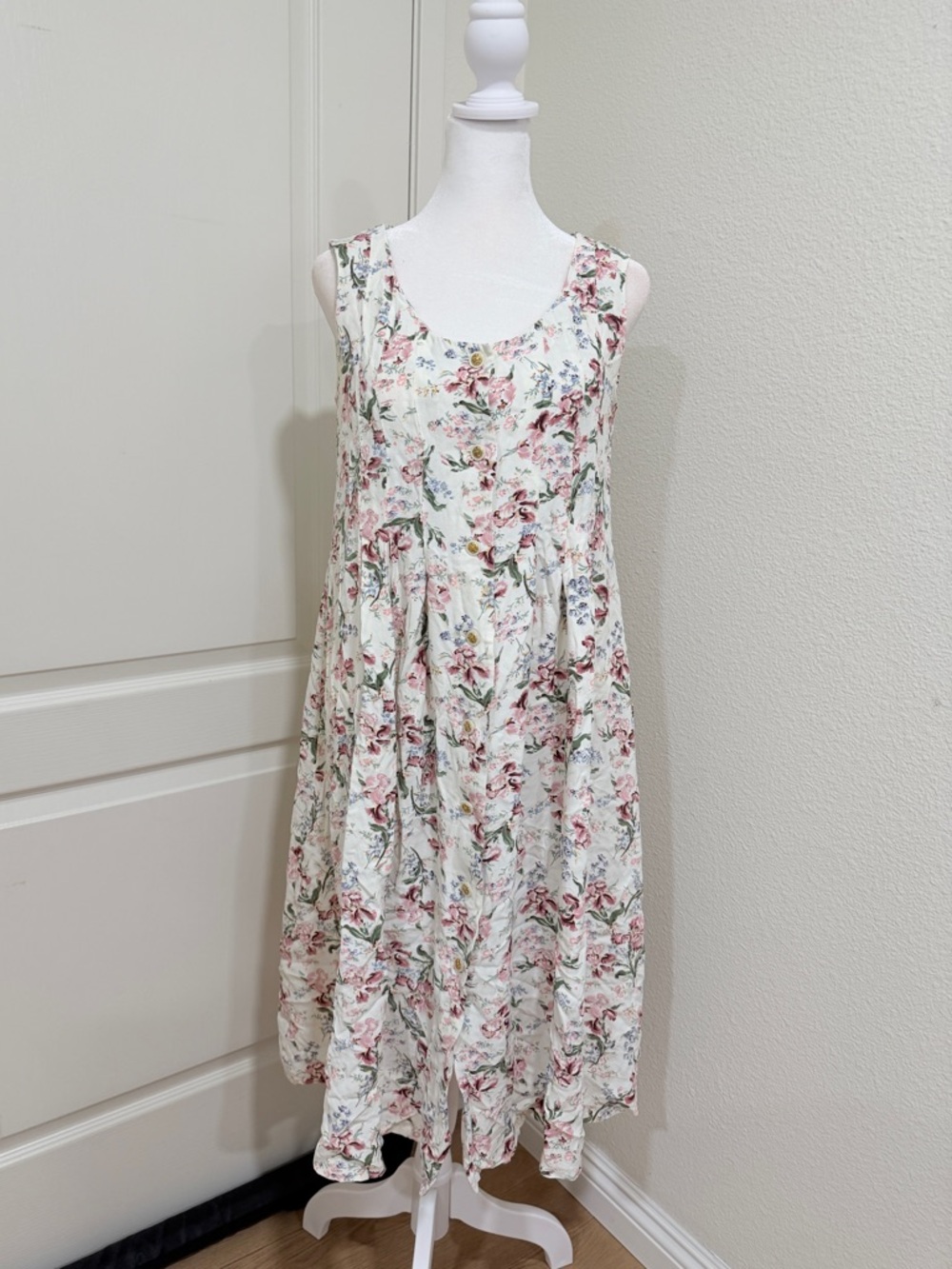 Vintage Floral Cottagecore Two-Piece Set Jacket + Dress Fits M - Picture 3 of 9